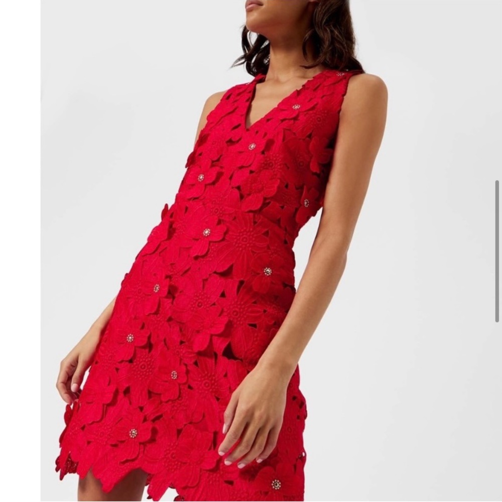 Michael Kors floral appliqué dress